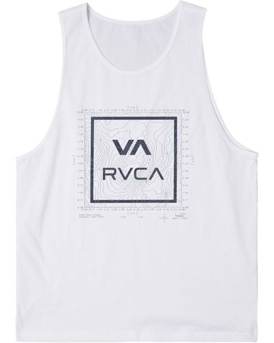 RVCA Topo Atw Tank Top - White