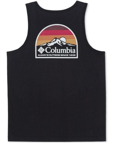 Columbia Logo Graphic Tank Top - Black