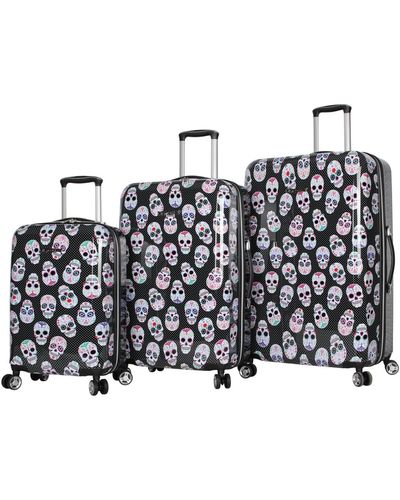 Betsey johnson store skull luggage