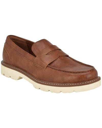 Tommy Hilfiger Tabaro Slip-on Fashion Loafers - Brown