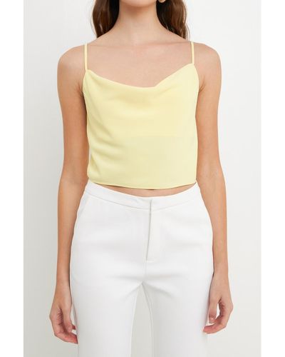 Endless Rose Butter Cami Crop Top - Multicolor