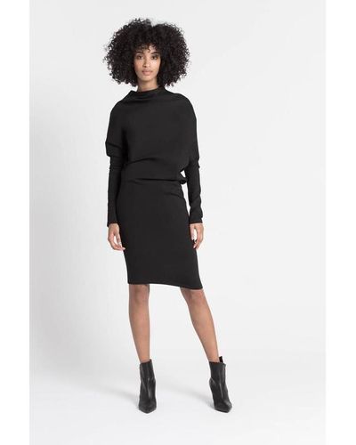 MARCELLA Naomi Sweatshirt Dress - Black
