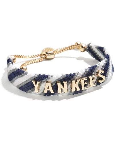 BaubleBar New York Yankees Woven Friendship Bracelet - White