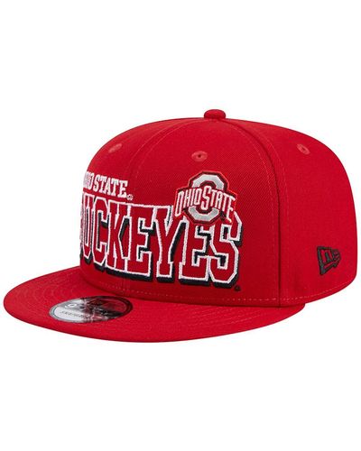 KTZ Ohio State Buckeyes Game Day 9fifty Snapback Hat - Red