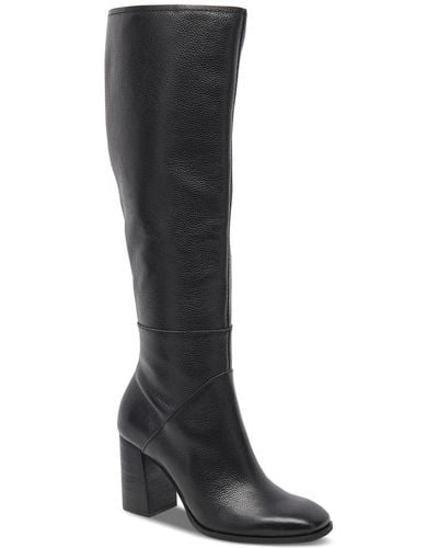 Dolce Vita Fynn Block-heel Dress Boots - Black