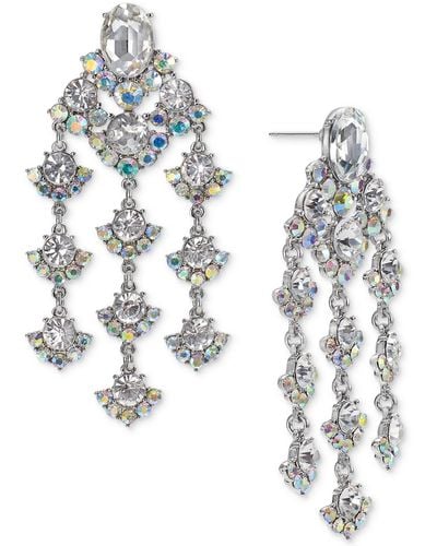 INC International Concepts Tone Chandelier Crystal Earrings - Metallic