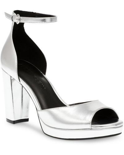 Anne Klein Vista Platform Dress Sandals - Metallic