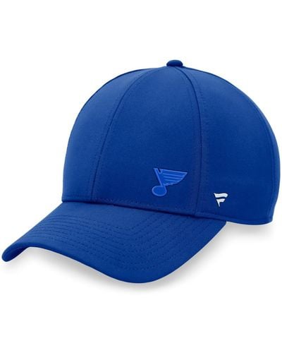 Fanatics St. Louis Blues Authentic Pro Road Structured Adjustable Hat