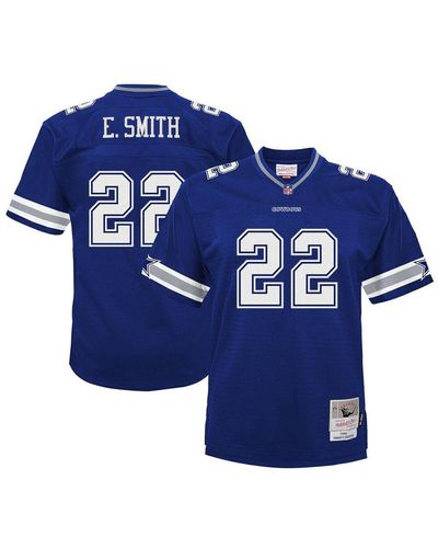 Men's Mitchell & Ness Roger Staubach Royal Dallas Cowboys 1971 Authentic  Retired Player Jersey