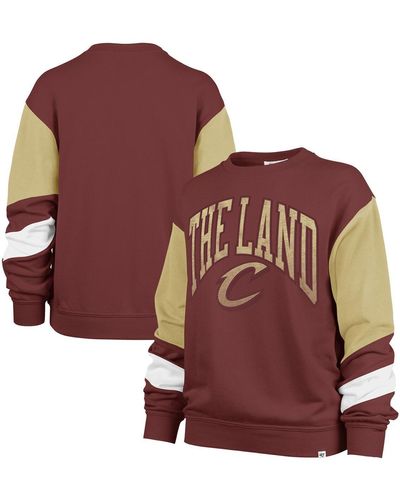 '47 Cleveland Cavaliers 2023/24 City Edition Nova Crew Sweatshirt - Purple