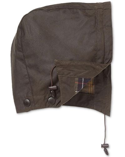 Barbour Classic Waxed Cotton Oversized Hood - Brown