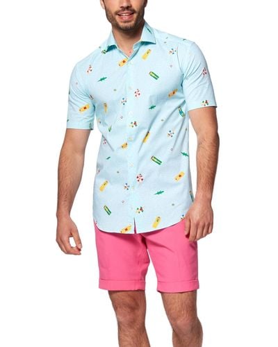 Opposuits Short-sleeve Pool Life Shirt - Blue