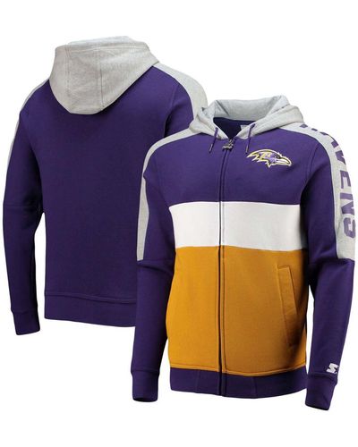 Minnesota Vikings Starter Blitz Fleece Jogger Pants - Purple