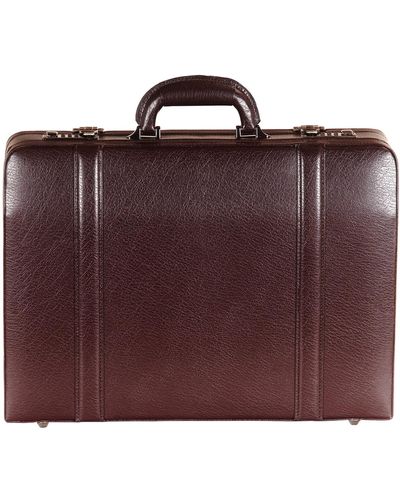 Mancini Business Collection Expandable Attache Case Bag - Multicolor