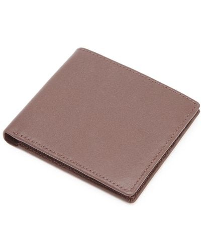 ROYCE New York Men's Bifold Wallet With Double Id Flap - Brown