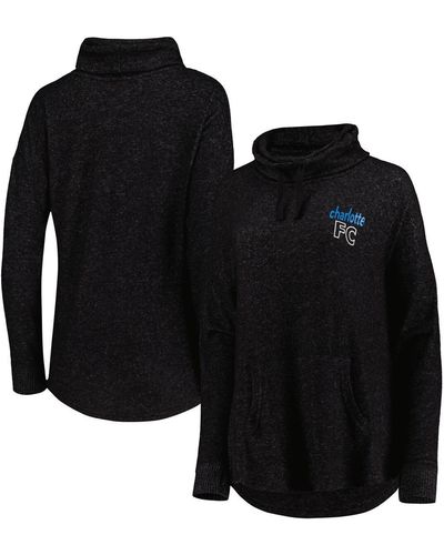Boxercraft Charlotte Fc Cuddle Tri-blend Pullover Sweatshirt - Black