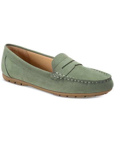 Style & Co. Serafinaa Driver Penny Loafers - Green