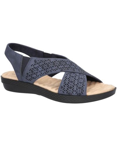 Easy Street Claudia Comfort Wave Sandals - Blue