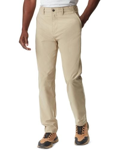 BASS OUTDOOR Straight-fit Traveler Pants - Natural