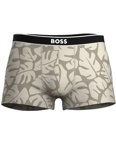 BOSS Boss By Single Printed Trunk Underwear - Gray