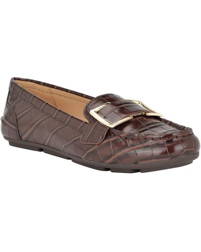 Calvin Klein Lydia Casual Loafers - Brown