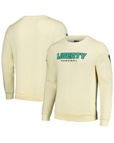 KUR8TED And New York Liberty Core Pullover Sweatshirt - White