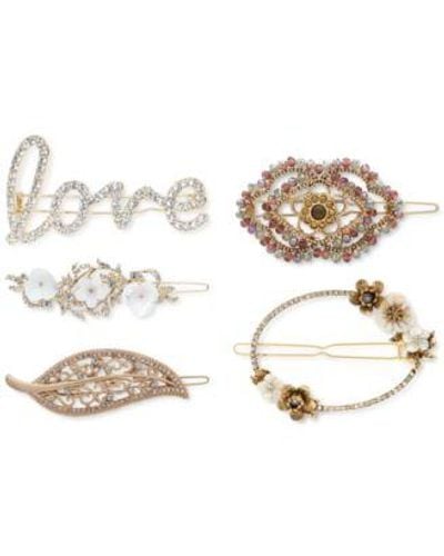 Lonna & Lilly Lonna Lilly Crystal Hair Barrette Separates - Metallic