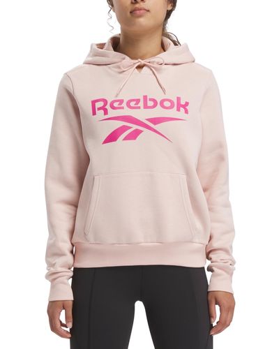 Reebok Fleece Big Logo Hoodie - Pink