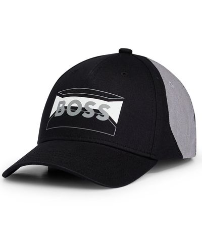 BOSS Boss By Contrasting Logo Cap - Black