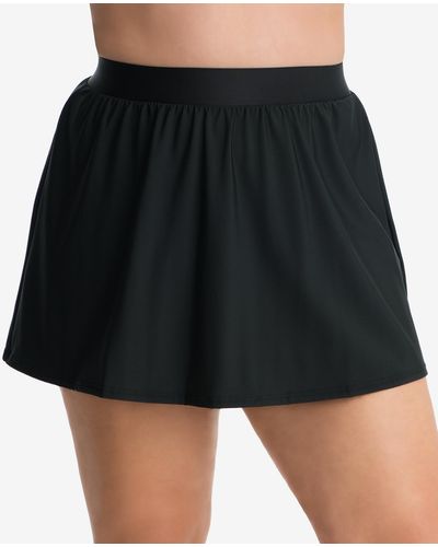 Miraclesuit Plus Size Swim Skirt - Black