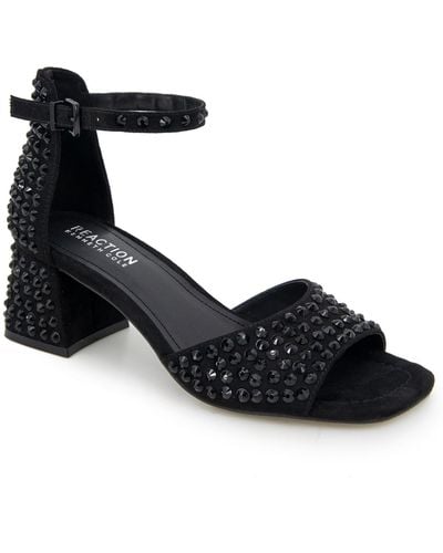 Kenneth Cole Nori Block Heel Dress Sandals - Black