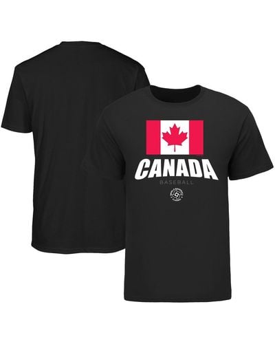 Legends Canada Baseball 2023 World Baseball Classic Federation T-shirt - Black