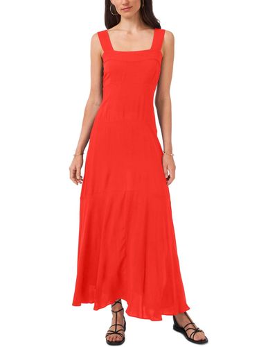 Vince Camuto Paneled Maxi Tank Dress - Red