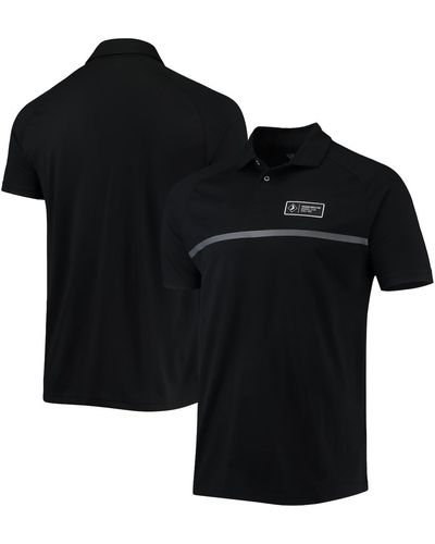 Levelwear Chicago White Sox Sector Raglan Polo Shirt - Black
