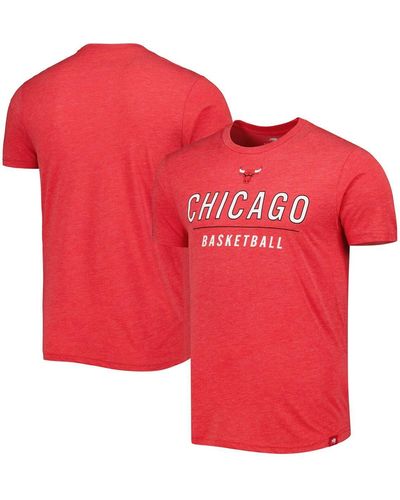 Sportiqe And Chicago Bulls Turbo Tri-blend T-shirt - Red