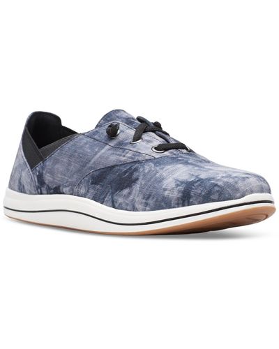 Clarks Cloudsteppers Breeze Ave Ii Lace-up Sneakers - Blue