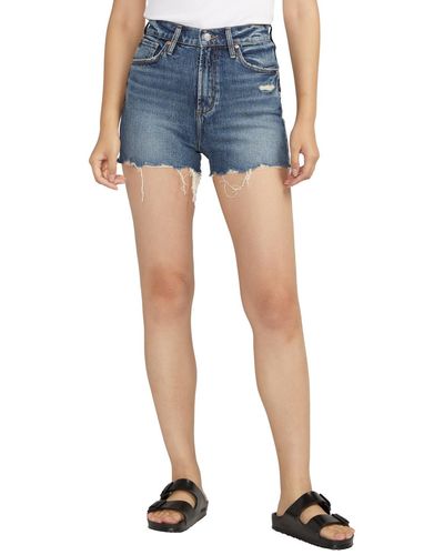 Silver Jeans Co. Highly Desirable Jean Shorts - Blue