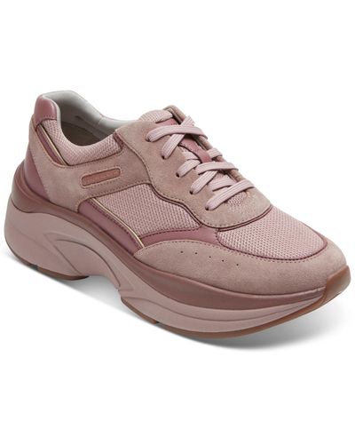 Rockport Prowalker Lace-up Sneakers - Pink