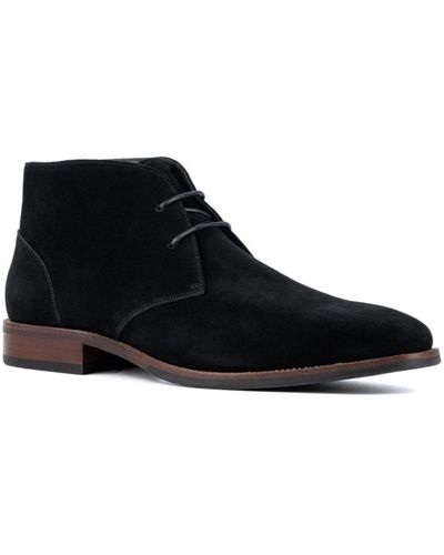 Vintage Foundry Suede Aldwin Boots - Black