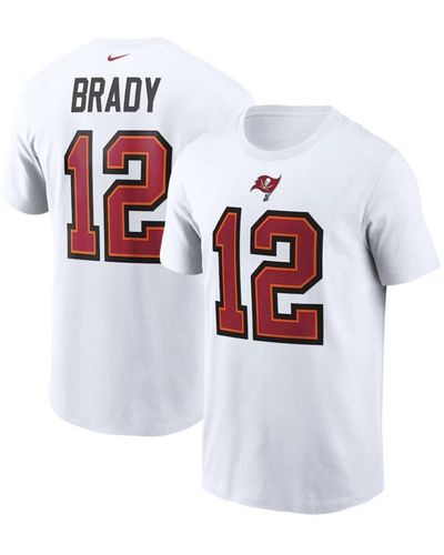 Nike Tampa Bay Buccaneers Pride Name And Number Wordmark T-shirt Tom Brady - White