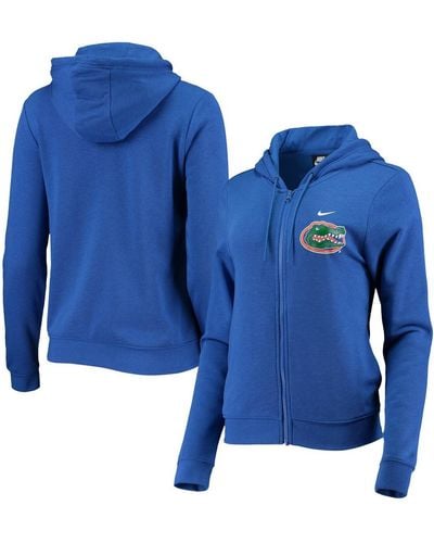 Nike Florida Gators Varsity Fleece Full-zip Hoodie - Blue