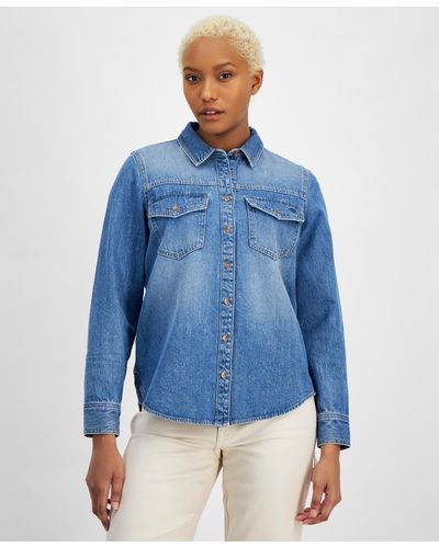 Calvin Klein Denim Shirt - Blue