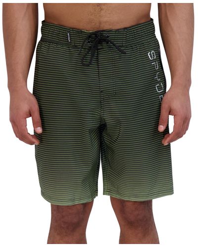 Spyder 9" E-board Swim Shorts - Green