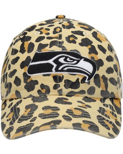 '47 '47 Seattle Seahawks Bagheera Clean Up Allover Adjustable Hat - Natural