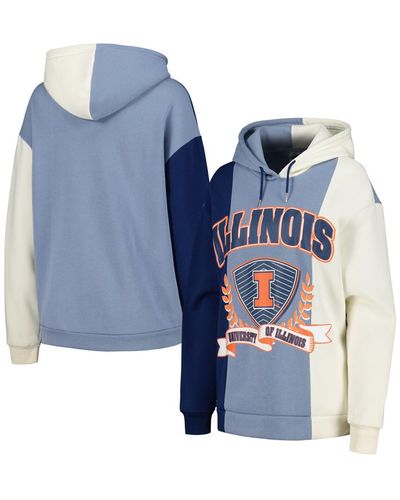 Gameday Couture Illinois Fighting Illini Hall Of Fame Colorblock Pullover Hoodie - Blue