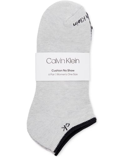 Calvin Klein 6-pk. Performance Cushion No-show Socks - Black