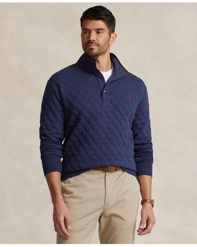 Polo Ralph Lauren Quilted Double-knit Pullover in Red for Men | Lyst