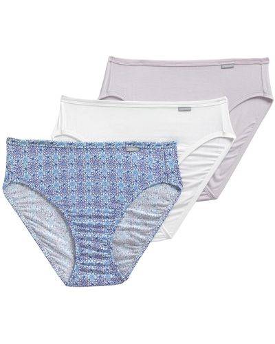 Jockey Elance Super Soft French Cut Underwear 3 Pack 2071 - Blue