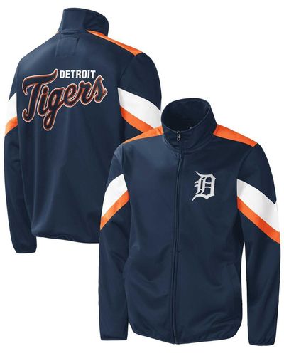 G-III 4Her by Carl Banks Detroit Tigers Earned Run Full-zip Jacket - Blue