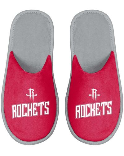 FOCO Houston Rockets Scuff Slide Slippers - Red
